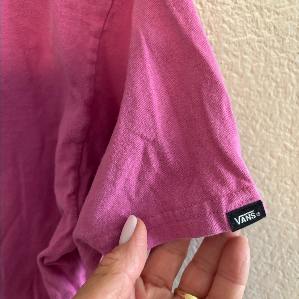 Vans pink short-sleeved T-shirt size Medium - Picture 2 of 4